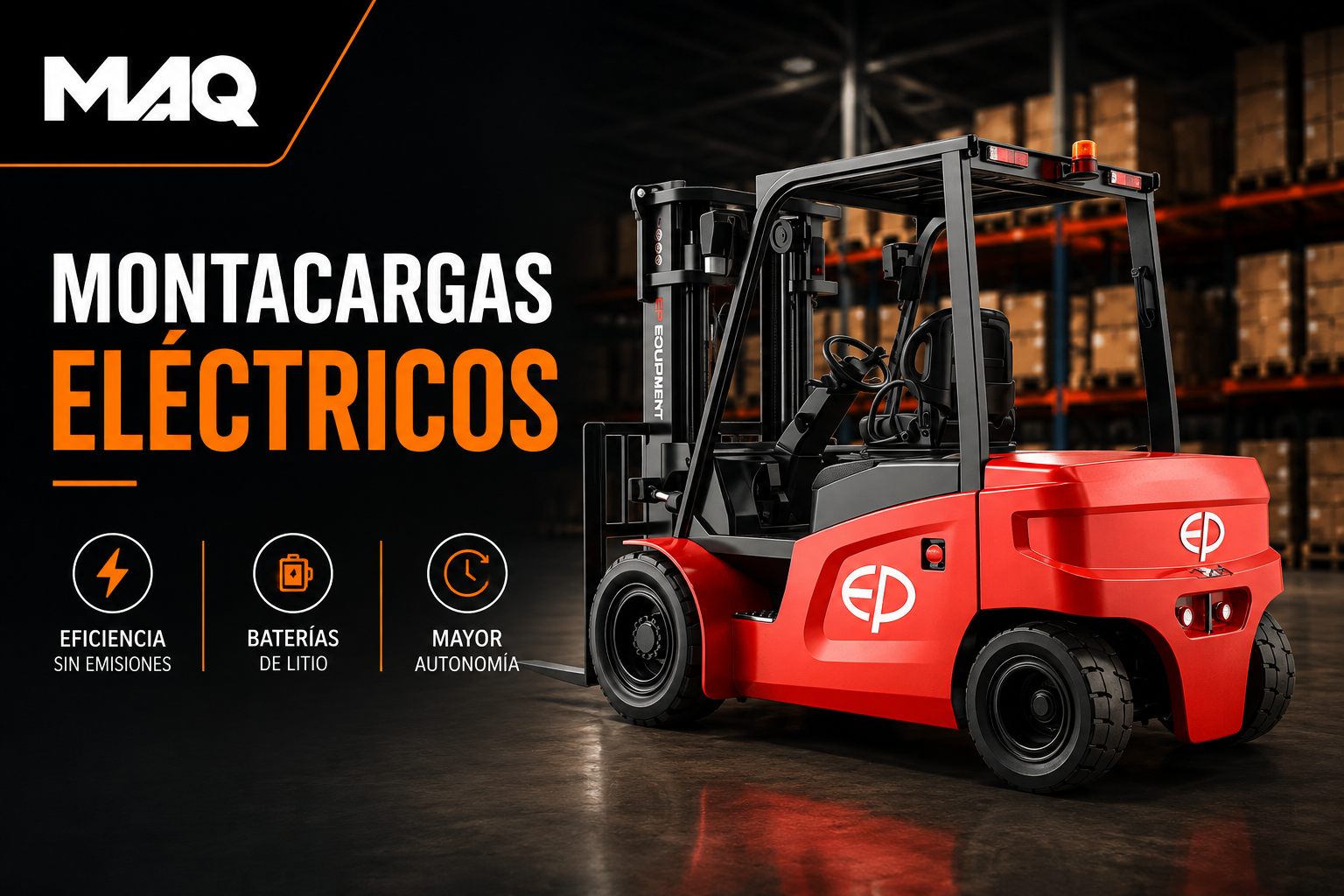 Montacargas eléctricos: precios, autonomía y costos de operación