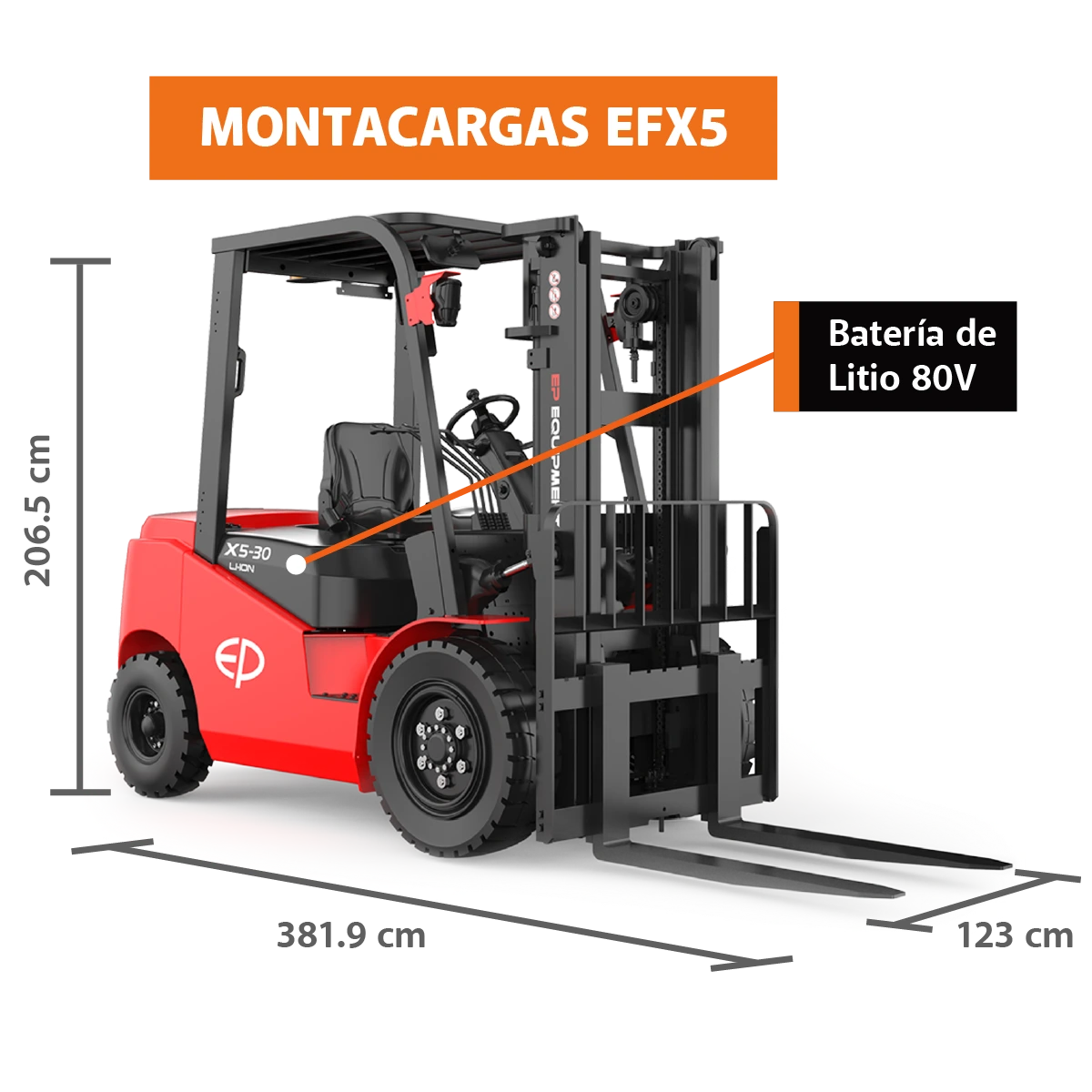 Montacargas Eléctrico EP EFX5